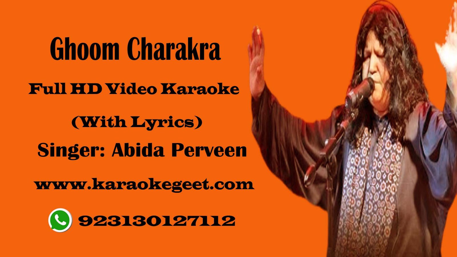 Ghoom Charakhra Saaiya Da Video Karaoke